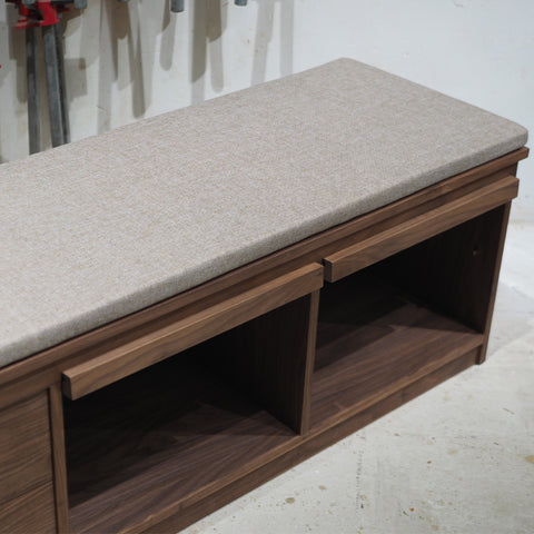Burumu Black Walnut Storage Cabinet / Bench 黑胡桃儲物櫃 / 邊櫃 / 電視櫃