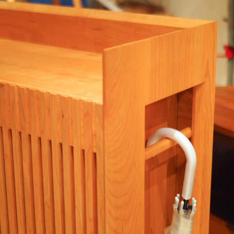 Burumu Hako Shoes Cabinet 實木條子鞋櫃