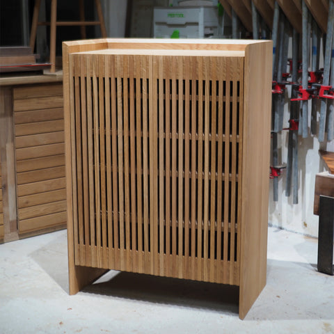 Burumu Hako Shoes Cabinet 實木條子鞋櫃