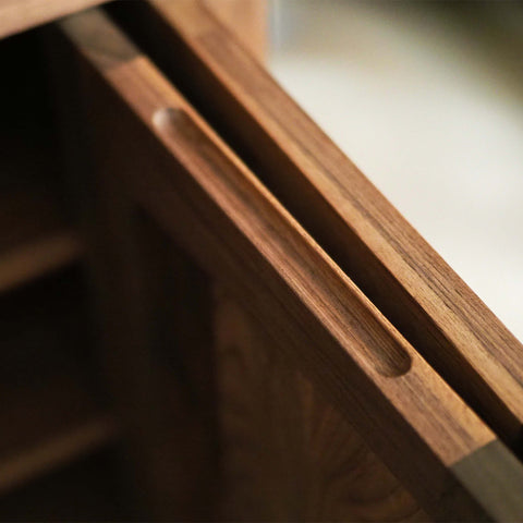 Burumu Taisho Shoes Cabinet 黑胡桃和洋鞋櫃