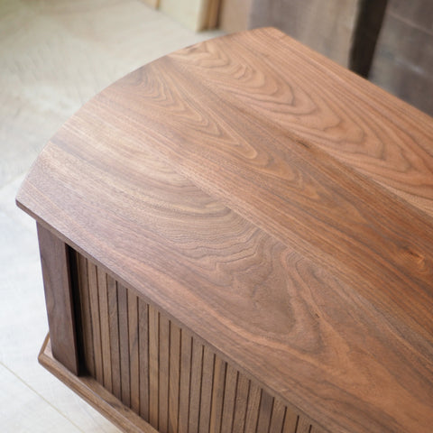 Burumu Tambour TV Cabinet 黑胡桃捲門電視櫃