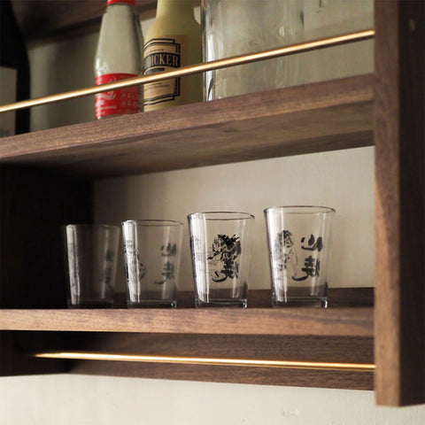 Burumu Wine Rack / Shelf 黑胡桃陳列酒架