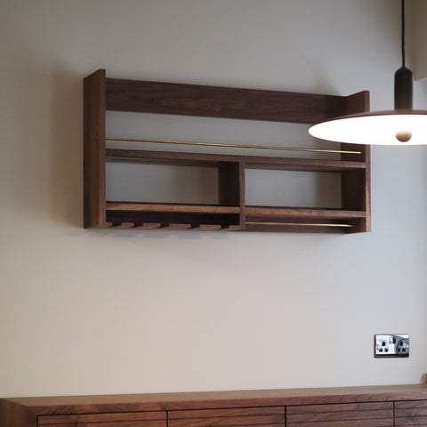 Burumu Wine Rack / Shelf 黑胡桃陳列酒架