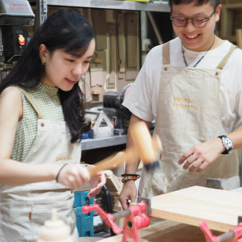 Burumu Workshop Sandy Coffee Table 白橡小茶几製作