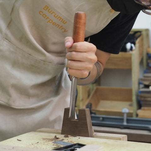 Burumu Workshop Torii Stool 鳥居櫈木工製作
