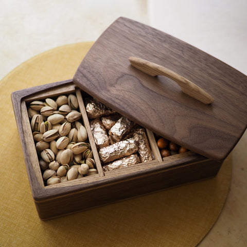 Burumu Black Walnut Sandy Box 黑胡桃【方・攢盒 】