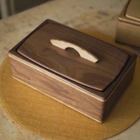 Burumu Black Walnut Sandy Box 黑胡桃【方・攢盒 】