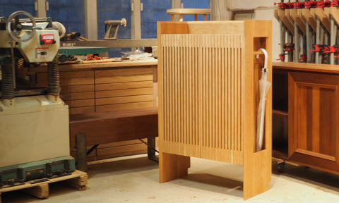 Burumu Hako Shoes Cabinet 實木條子鞋櫃