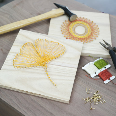 解壓釘線畫 String art