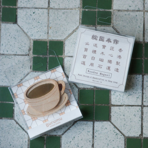 【香港手信系列】香港味道美食磁石貼 Food Wooden Magnet