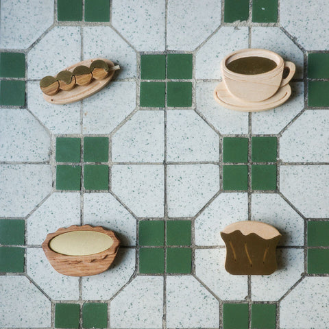 【香港手信系列】香港味道美食磁石貼 Food Wooden Magnet