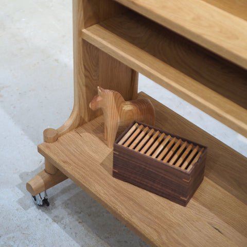 Burumu Taisho Rolling TV Stand 實木移動電視架