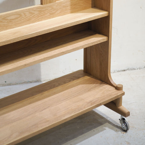 Burumu Taisho Rolling TV Stand 實木移動電視架