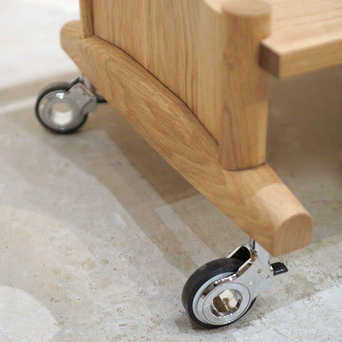 Burumu Taisho Rolling TV Stand 實木移動電視架