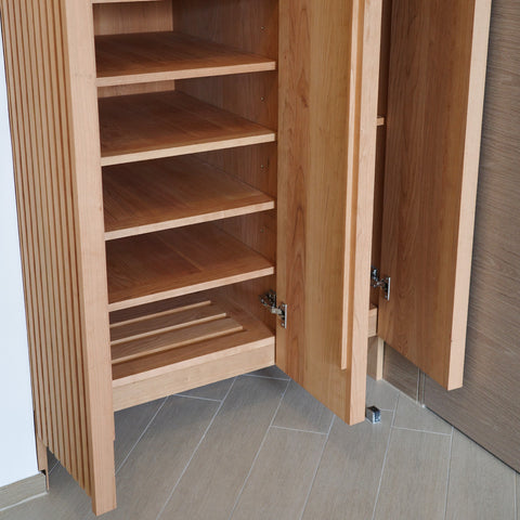 Customization Solid Wood Shoe Cabinet / Storage cabinet / Entryway Cabinet 度身訂製入牆實木鞋櫃／儲物櫃／玄關櫃