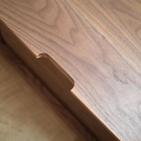 Burumu Tambour TV Cabinet 黑胡桃捲門電視櫃