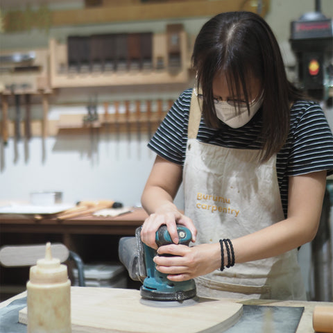 Burumu Workshop Sandy Coffee Table 白橡小茶几製作