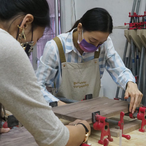 Burumu Workshop Torii Stool 鳥居櫈木工製作