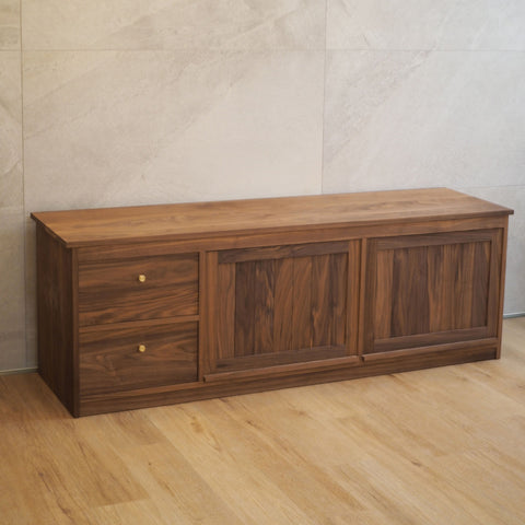 Burumu Black Walnut Storage Cabinet / Bench 黑胡桃儲物櫃 / 邊櫃 / 電視櫃