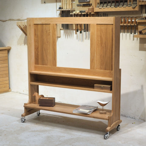 Burumu Taisho Rolling TV Stand 實木移動電視架